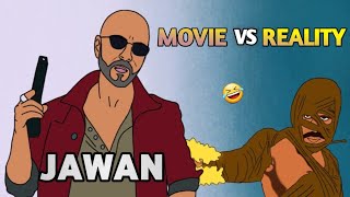 JAWAN movie vs reality | shah rukh khan | nayanthara | atlee | funny movie spoof | mv creation
