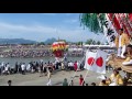 20160521 福岡県田川市「風治八幡宮・川渡り神幸祭」を撮影。 番田地区の山車。