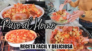 RECETA DELICIOSA PARA ESTA NAVIDAD | PAVO EN EL HORNO SUPER FACIL DE PREPARAR