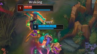 DO YOU THINK POPPY WILL WIN THIS FIGHT?! me too | WUKONG vs POPPY
