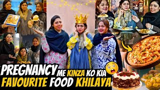 Pregnancy Me Kinza Ko Favorite Food Khilaya😋| Iqra or Sahiba Bahir Le Gaye🤩| Kinza Favorite Foods😍