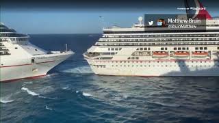 Carnival cruise line crash: 2 ships crash into each other in Cozumel, Mexico
