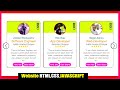 How to make Card Slider in HTML CSS & JavaScript- Make A Website Using HTML CSS And JavaScript