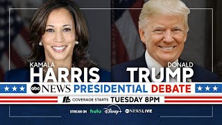 ABC News releases rules for Sept. 10 debate between Harris and Trump