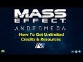 mass effect Andromeda How To Get Unlimited Credits & Resources Exploit ! [HD]