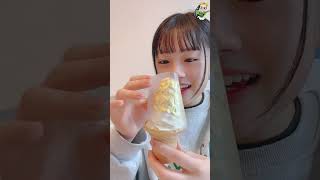 豪華な映えアイスの金箔ソフトを作って食べてみた🍦😋 #shorts