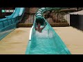 jamberoo action park the stinger onride pov new trapdoor waterslide