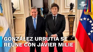 Opositor venezolano inicia gira latinoamericana en Buenos Aires con Javier Milei