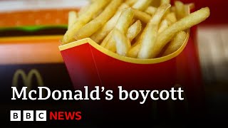 McDonald's CEO warns of hit from boycotts | BBC News