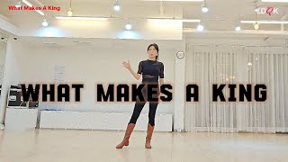 What Makes A King Line Dance l Advanced l 왓 메잌스 어 킹 라인댄스 l Linedancequeen l Junghye Yoon I Tutorial