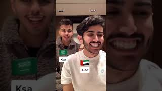 Accent challenge emirati vs saudi 🇦🇪vs🇸🇦 تحدي اللهجه الاماراتيه و السعوديه