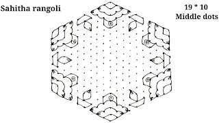 19-10 dots rangoli designs/Simple rangoli designs/kolam/Deepam muggulu/sikku kolam/pulli kolam/Muggu