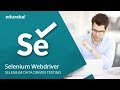 Data Driven Framework In Selenium Webdriver | Data Driven Testing | Selenium Tutorial | Edureka