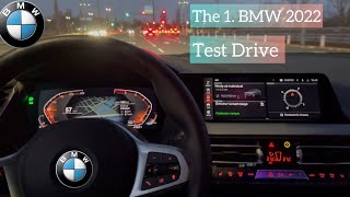 2022 The 1. BMW 118i  { 109 hp } Test drive on Austrian Autobahn 4K video | Car Fans