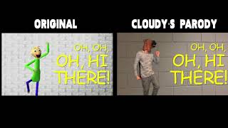 Baldi "You're Mine" - original vs my parody (comparison)