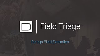 Detego Field Triage Extraction