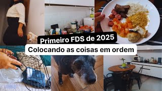 Primeira semana se 2025 | Cuidando da casa | Comprinhas | Churasco