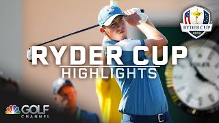 Ryder Cup 2023 match highlights: McIlroy/Fitzpatrick top Morikawa/Schauffele | Golf Channel