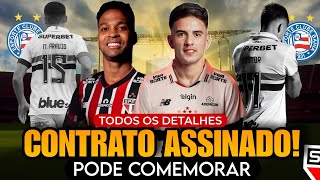 ACORDO FECHADO!!! SÃO PAULO ACERTA CONTRATO! ENZO DIAZ; WENDELL; NATANAEL SAÍDAS E+ INFOS DO SPFC