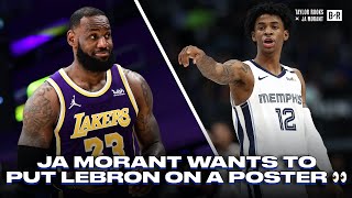 What Would Ja Morant Do If He Dunked On LeBron? 😂 | Taylor Rooks Interview