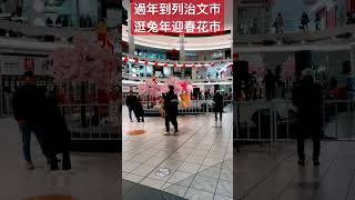 過年到加拿大BC省列治文市逛兔年迎春花市 #shorts