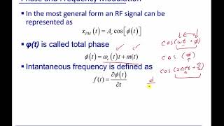 Module 2: Phase and Frequency Modulation