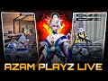 2 squads rush on me 😈 | Azam PLAYZ LIVE | save squad 🔥