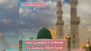 Hara Gumbad Jo Dekhoge best Naat Status