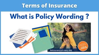 What is Policy Wording  | Terms of Insurance | Health and Life Insurance | RAIP