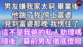 男友嫌我家太窮 畢業後！他踹了我 傍上富婆！見到富婆那晚 我愣住了！這不是我爸的私人助理嗎？！隨後一幕前男友徹底傻眼！#為人處世 #幸福人生#為人處世 #生活經驗 #情感故事#以房养老#婆媳