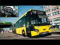 The Most Realistic Bus Simulation | Smooth City Line Drive in a VDL Bus - The Bus