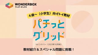 輪ゴムを使って図形センスを育むトイ教材「パチっとグリッド」をご紹介【ワンダーボックス】