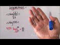 logarithms cologarithms definition and exercises