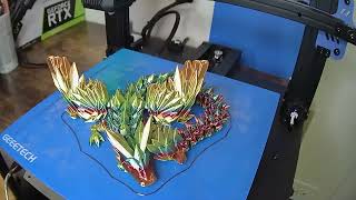 Winged Crystal Dragon Time-lapse