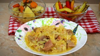 WINTER MAGIC cooked sauerkraut with meat recipe for IRRESISTIBLE LUNCH