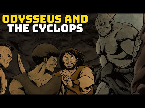 What does Poseidon do to Odysseus in The Odyssey?