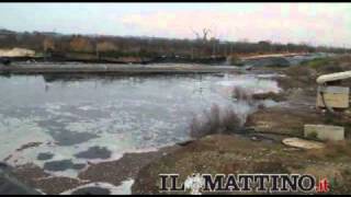 Napoli, lago di percolato come la Solfatara - VIDEO ESCLUSIVO ILMATTINO.IT