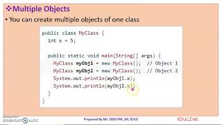 JAVA - MODULE 2 - TOPIC 17 - CLASS & OBJECT