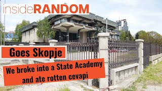 How to break into a brutalist State Academy - Skopje travel vlog