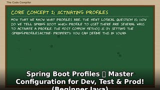 Java Spring Boot Profiles: Master Dev, Test & Prod Configuration! 🚀 (Beginner Tutorial)
