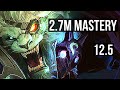 RENGAR vs KINDRED (JNG) | 2.7M mastery, 1200+ games, 6 solo kills, Godlike | EUW Diamond | 12.5