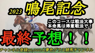 【最終予想】2023鳴尾記念！このコースの有利戦法は？阪神の内回りコースに好メンバー揃うが道悪残り！