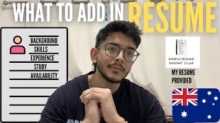 WATCH THIS VIDEO BEFORE DROPPING YOUR RESUME | WHAT TO ADD IN PART TIME JOB RESUME | INT STUDENT