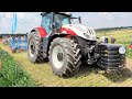 Steyr 6300, John Deere  8345 R tractor sound, land cultivation demo 2021 8k (7680x4320)