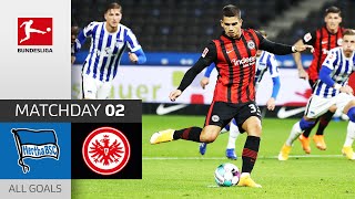 Silva Goal initiates Frankfurt’s win! | Hertha Berlin - Eintracht Frankfurt | 1-3 | All Goals | MD 2