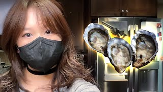 Bao's IRL COOKING | shucking oysters to see if they turn me on or not