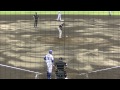 2015年6月27日 イースタンリーグ 横浜dena－千葉ロッテ　嶺井捕手 タイムリーツーベース