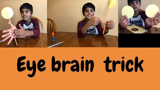 How to do Eye brain trick || Easy science experiment || 2 min science project || science with craft.