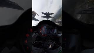 Uçakla Yarışıyorum | Top Speed | Bileğine Güvenen Gelsin | F16 vs Kawasaki #motorcycle #f16