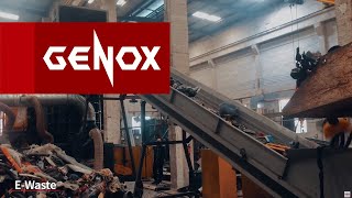Largest E-waste Shredder Machine | WEEE Recycling Line | Shredder Manufacturer - Genox